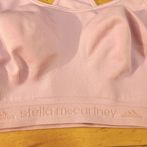 Stella McCartney Adidas Microrib Sports Bra Size Medium Light Support - Picture 5 of 8